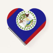 Belize vlag notitieboek (Voorkant)