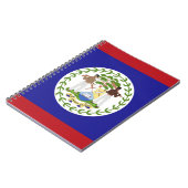 Belize vlag notitieboek (Linkerzijde)