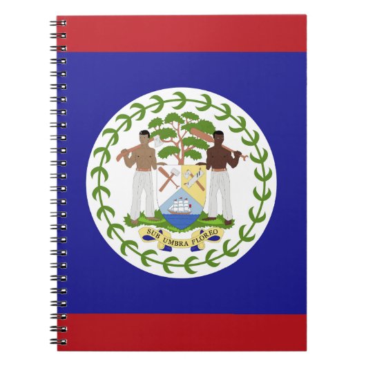 Belize vlag notitieboek (Voorkant)