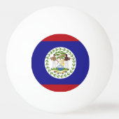 Belize vlag pingpongbal (Achterkant)