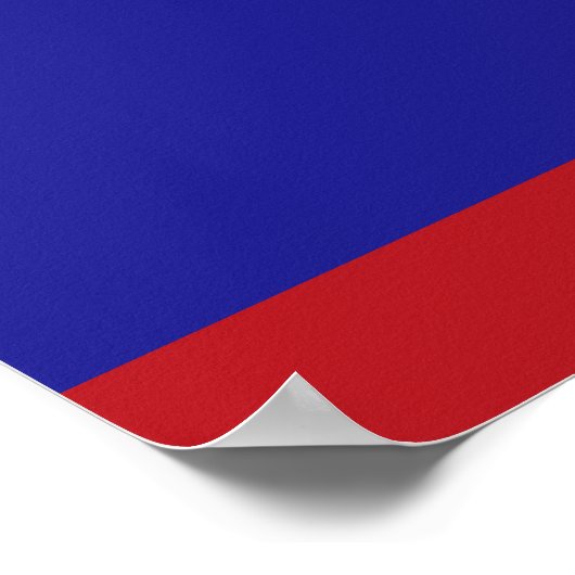 Belize vlag poster (Hoek)