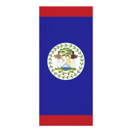 Belize vlag reclamekaart