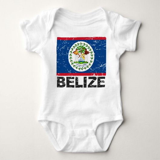 Belize vlag romper (Voorkant)