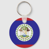 Belize vlag sleutelhanger (Voorkant)