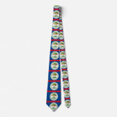 Belize vlag stropdas (Voorkant)