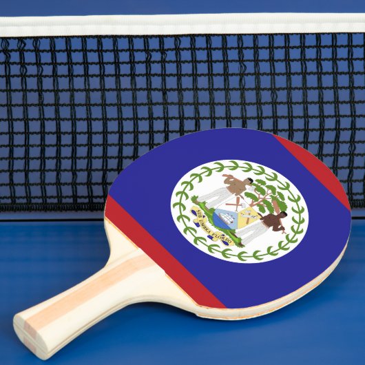 Belize vlag tafeltennisbatje (Insitu)