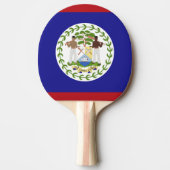 Belize vlag tafeltennisbatje (Voorkant)