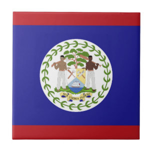 Belize vlag tegeltje