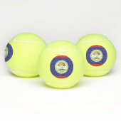 Belize vlag tennisballen (Multi)
