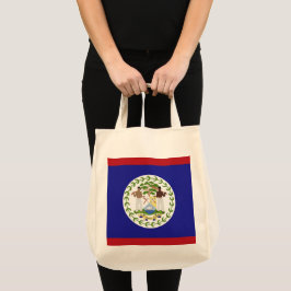 Belize vlag tote bag