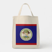 Belize vlag tote bag (Achterkant)