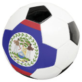 Belize vlag voetbal (Drie kwart)