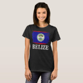 Belize vlag voor Belizean T-shirt (Voorkant volledig)