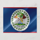 Belize - vlag waken - briefkaart (Voorkant)