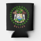 Belize wapenmunt blikjeskoeler (Voorkant)