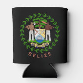 Belize wapenmunt blikjeskoeler (Achterkant)