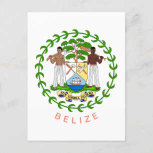 Belize Wapenmunt Briefkaart
