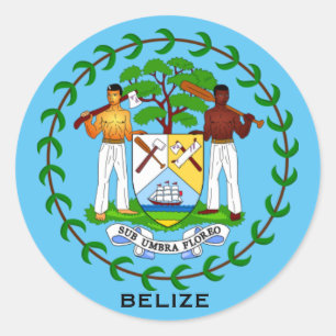 Belize Wapenschild Sticker