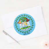 Belize Wapenschild Sticker (Envelop)