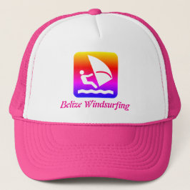 Belize Windsurfing (Glover's Reef Atol) Rainbow Trucker Pet