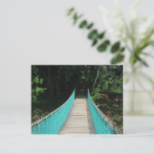 Belize Wooden Bridge Briefkaart (Staand voorkant)