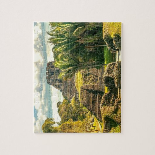 Belize Xunantunich gestileerd Legpuzzel (Verticaal)