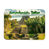 Belize Xunantunich gestileerd Magneet (Horizontaal)