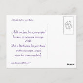 Belize Zee Aangepast Briefkaart voor ventilator (Achterkant)