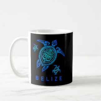 Belize Zee Blue Tribal Turtle Koffiemok