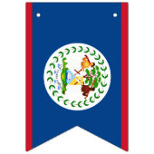 Belize-zeegang Vlaggetjes (Eerste vlag)