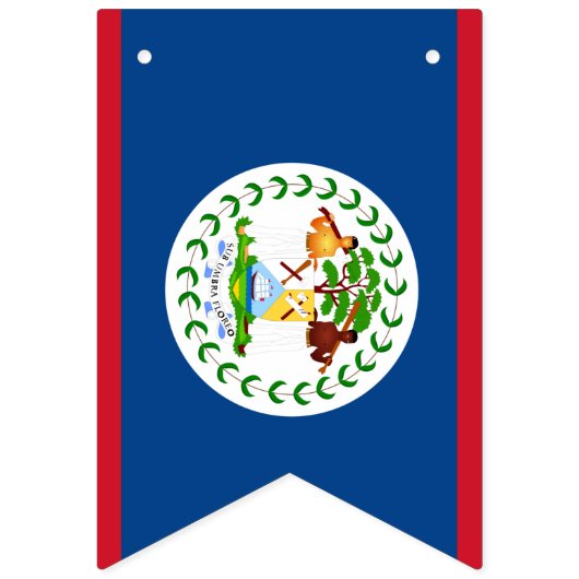 Belize-zeegang Vlaggetjes (Derde vlag)