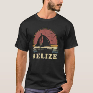  Belize Zeilboot Zomerboot Zeilboot Zeilboot T-shirt