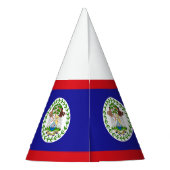 Belizeaanse vlag feesthoedjes (Achterkant)