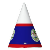 Belizeaanse vlag feesthoedjes (Rechts)