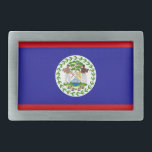 Belizeaanse vlag gesp<br><div class="desc">De nationale vlag van Belize.</div>