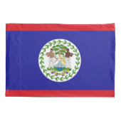 Belizeaanse vlag kussensloop (Achterkant)