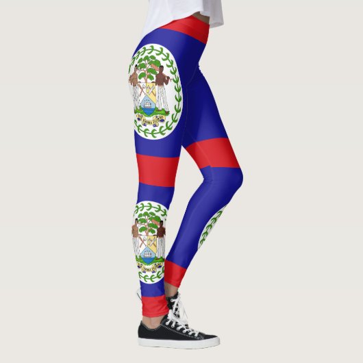 Belizeaanse vlag leggings (Rechts)