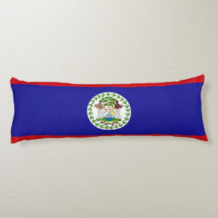 Belizeaanse vlag lichaamskussen