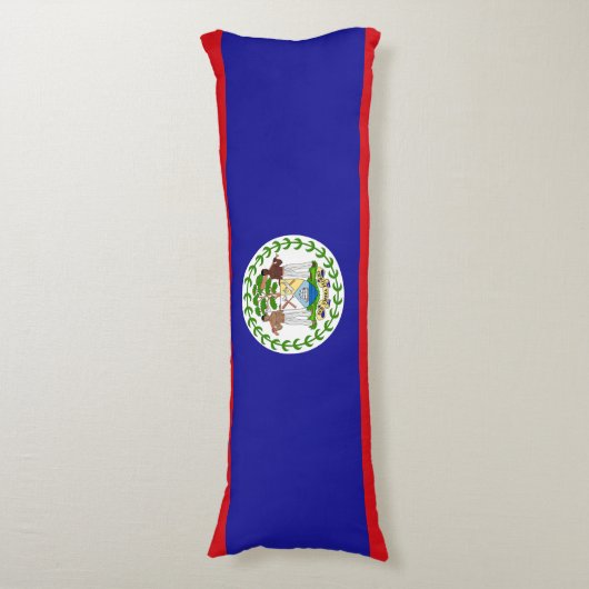Belizeaanse vlag lichaamskussen (Voorkant Verticaal)