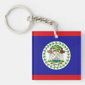 Belizeaanse vlag sleutelhanger (Voorkant)