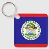 Belizeaanse vlag sleutelhanger (Voorkant)