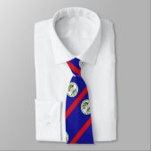 Belizeaanse vlag stropdas (Gebonden)