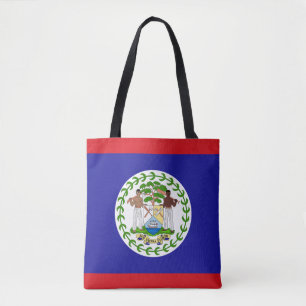 Belizeaanse vlag tote bag