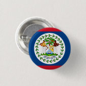 Belizeaanse vlag, vlag Belize Ronde Button 3,2 Cm (Voorkant /achterkant)
