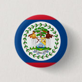 Belizeaanse vlag, vlag Belize Ronde Button 3,2 Cm (Voorkant)