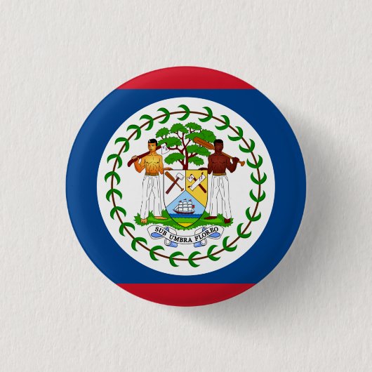 Belizeaanse vlag, vlag Belize Ronde Button 3,2 Cm (Voorkant)