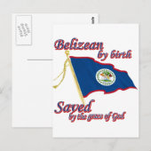 Belizean bij de geboorte gered door de genade van  briefkaart (Voorkant / Achterkant)