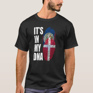 Belizean en Deens erfgoed op het gebied van DNA-vl T-shirt