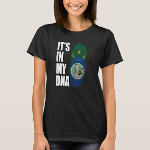 Belizean en Mauritaanse vlag voor het behoud van h T-shirt