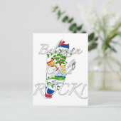 Belizean Girls Rock! Briefkaart (Staand voorkant)